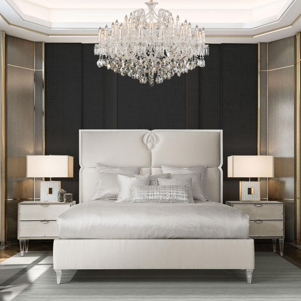 37-Light Clear Glass Crystal Chandelier