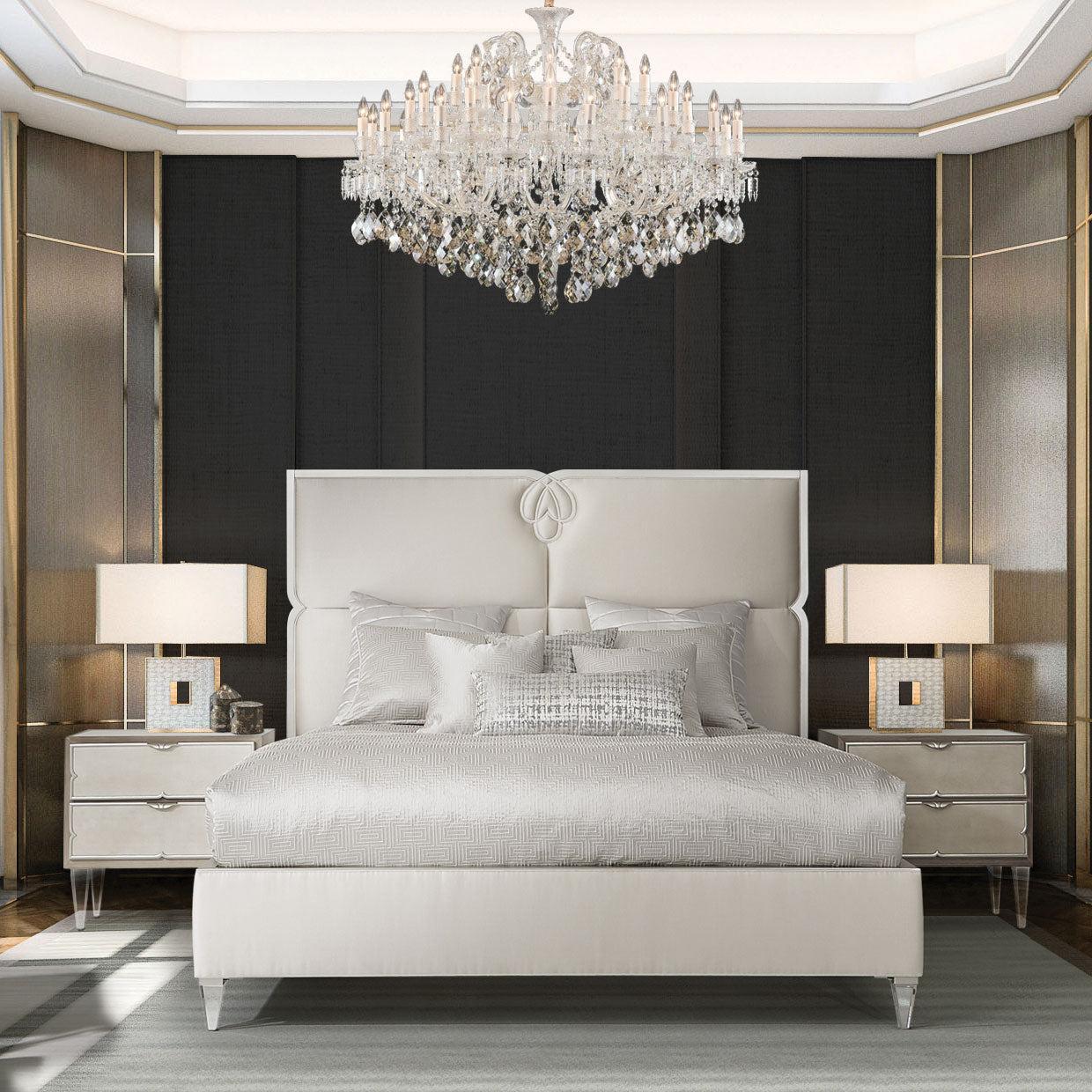 37-Light Clear Glass Crystal Chandelier