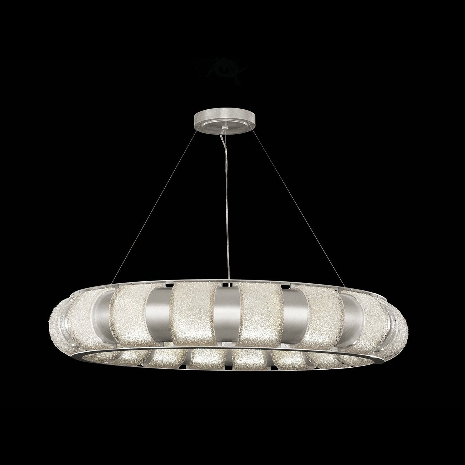 45-Inch Handcrafted Glass LED Pendant Light