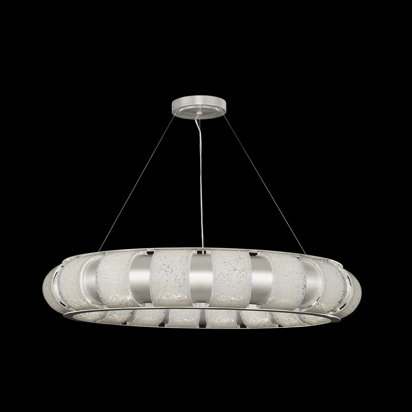 45-Inch Handcrafted Glass LED Pendant Light