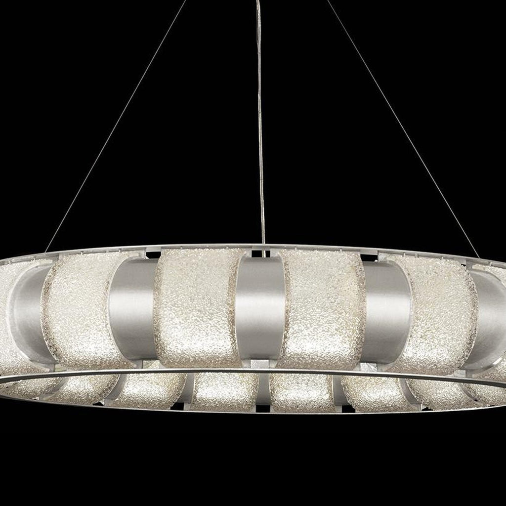 45-Inch Handcrafted Glass LED Pendant Light