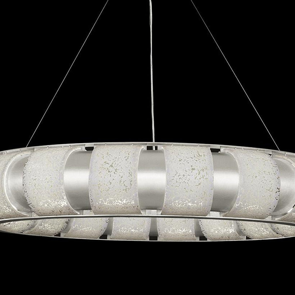 45-Inch Handcrafted Glass LED Pendant Light