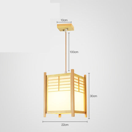 Adjustable Wooden LED Chandelier / E