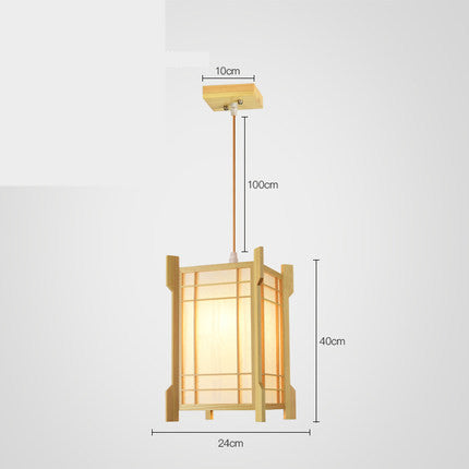 Adjustable Wooden LED Chandelier / D