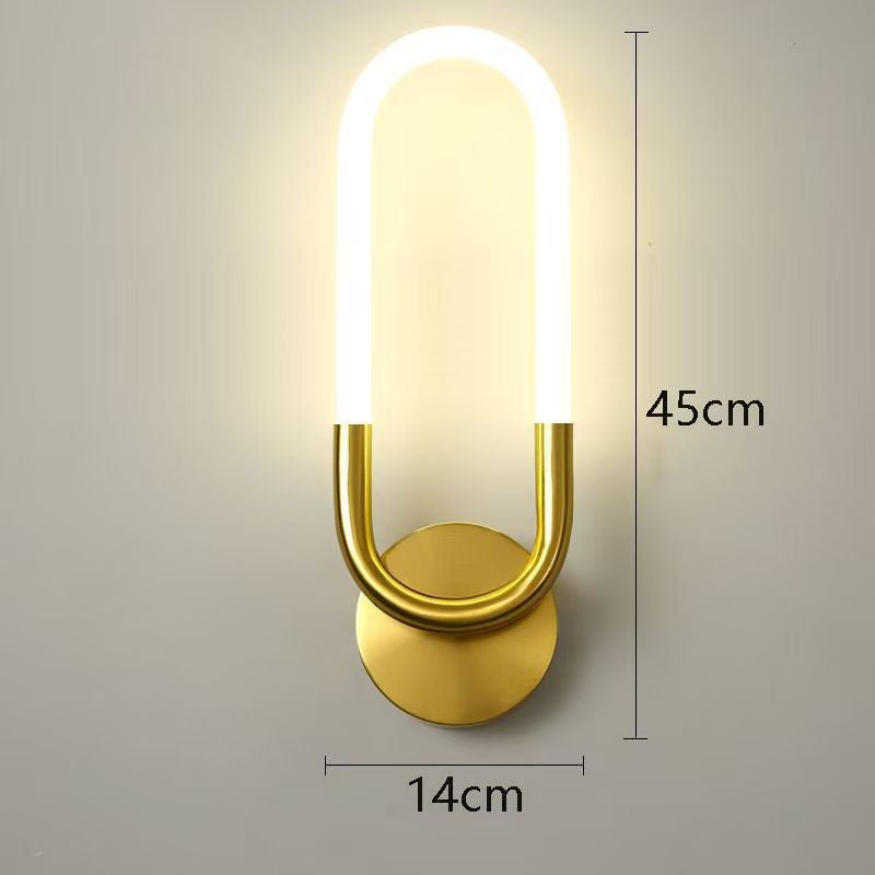 Modern Black or Copper Wall Light