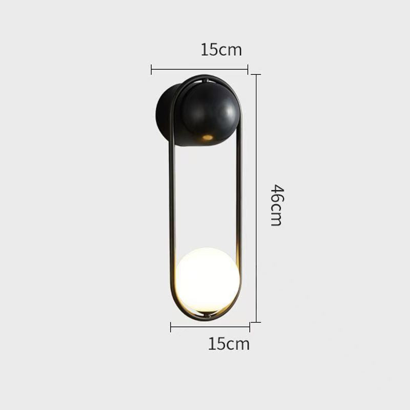 Modern Black or Copper Wall Light