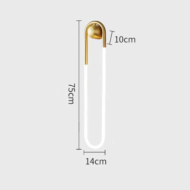 Modern Black or Copper Wall Light