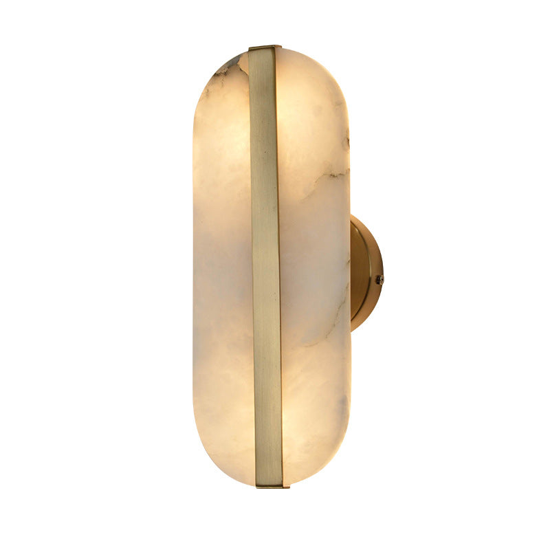 Snowflake Alabaster LED Wall Light