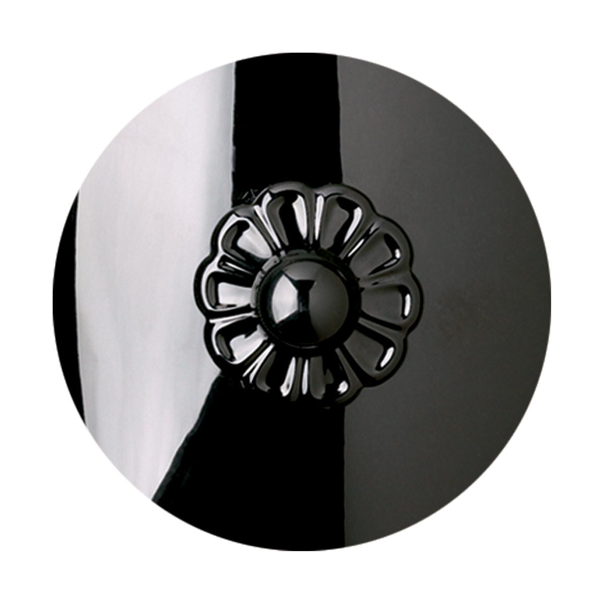 White Optic Crystal Cast-Arm Chandelier