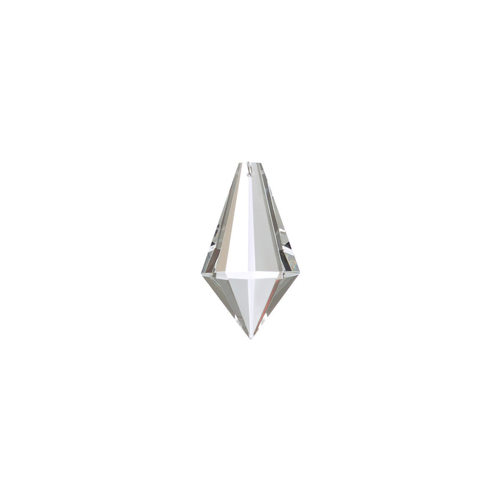 White Optic Crystal Cast-Arm Chandelier