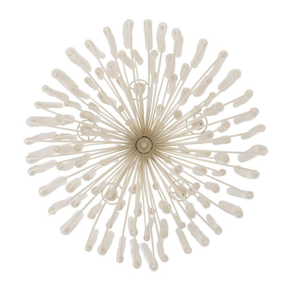 Whitewashed Wood Multi-Tier Chandelier